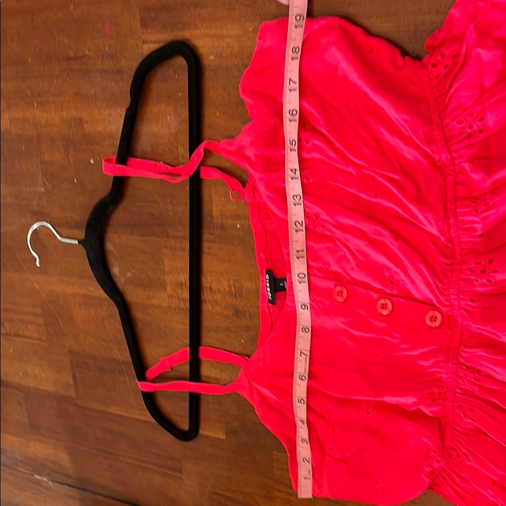 Torrid Fuchsia Sleeveless Peplum Blouse - Picture 5 of 6
